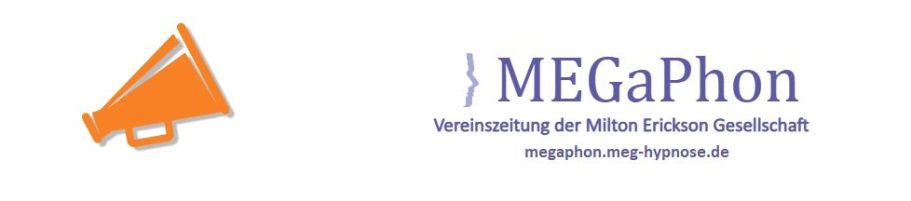 Banner der Vereinszeitung der MEG "MEGaPhon" mit Verlinkung.